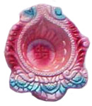 Clay Nalanda oil/wax lamp