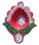 Jari Colored Clay Lamps